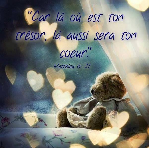 Matthieu 6:21