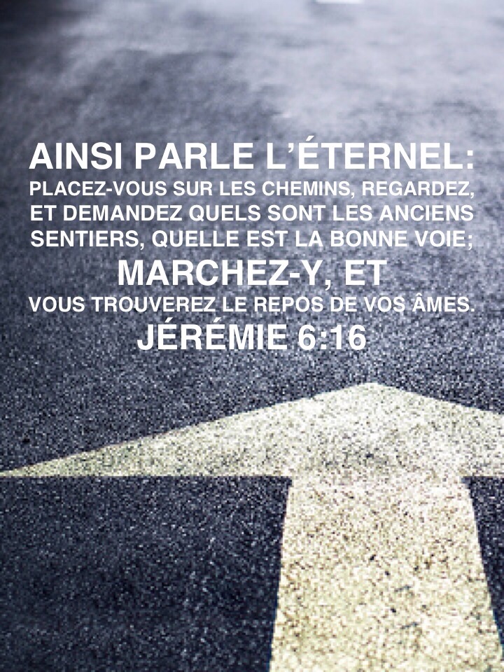 Jérémie 6:16
