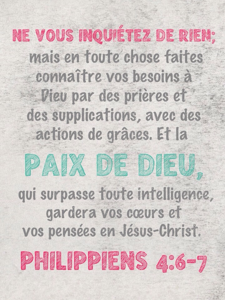 Philippiens 4:6-7