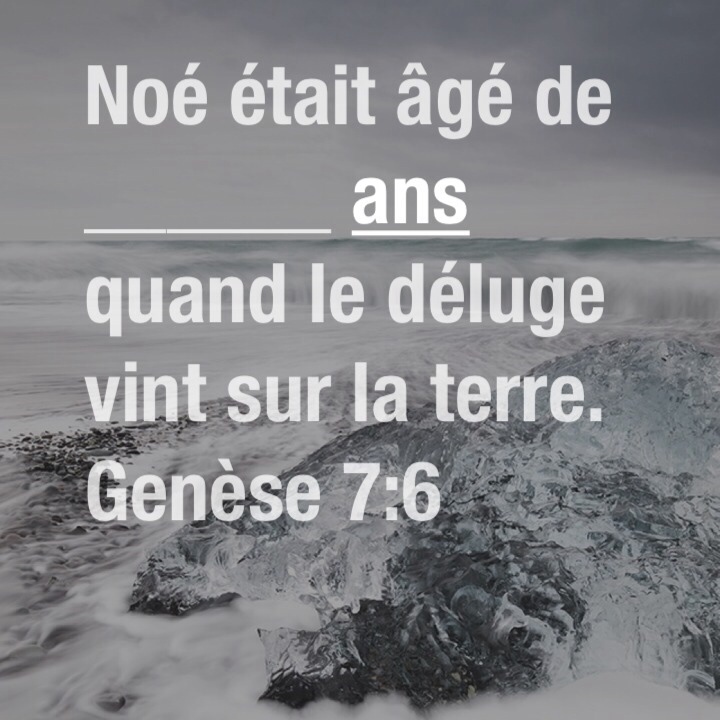 Genèse 7:6