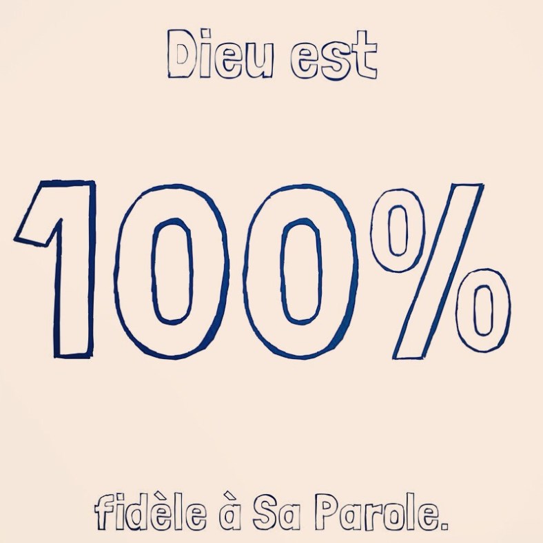 Citation Dieu est 100%