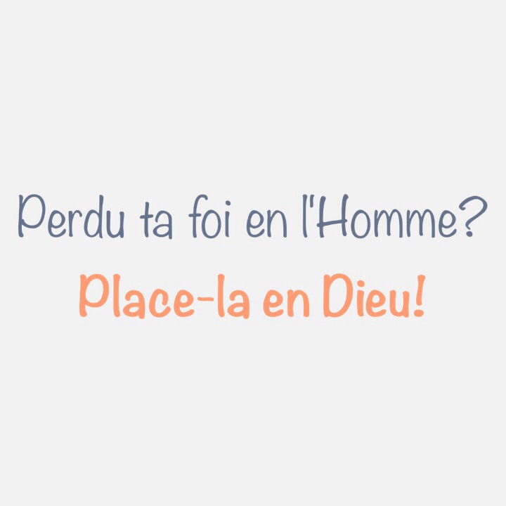 Citation Perdu ta foi en l'Homme