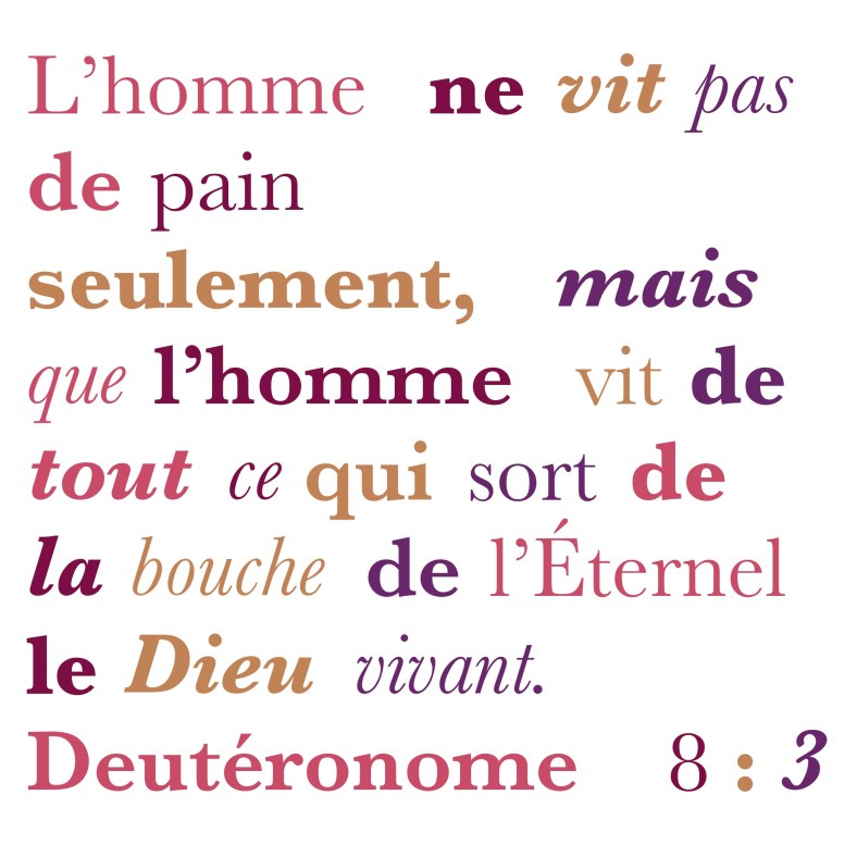 Deutéronome 8:3