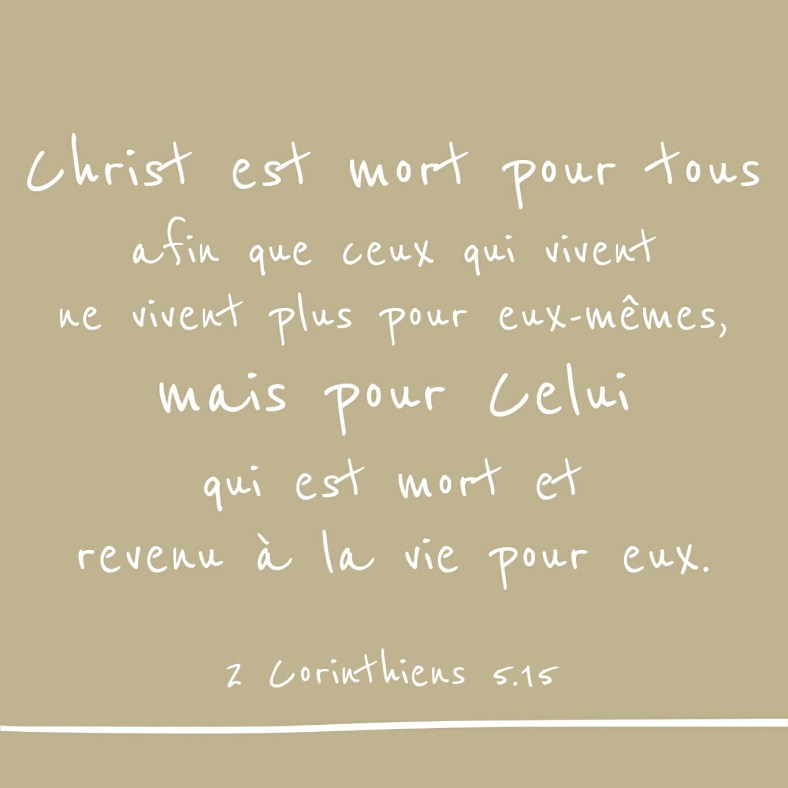 2 Corinthiens 5:15