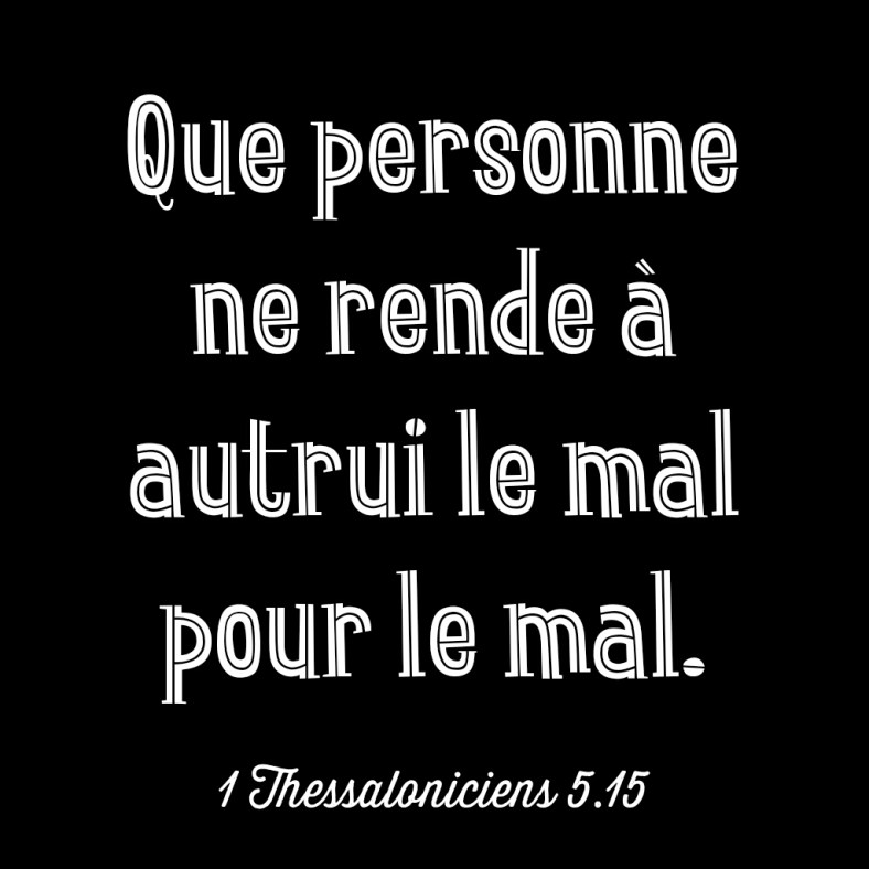 1 Thessaloniciens 5:15