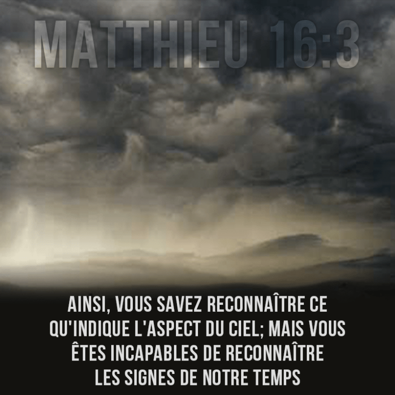 Matthieu 16:3