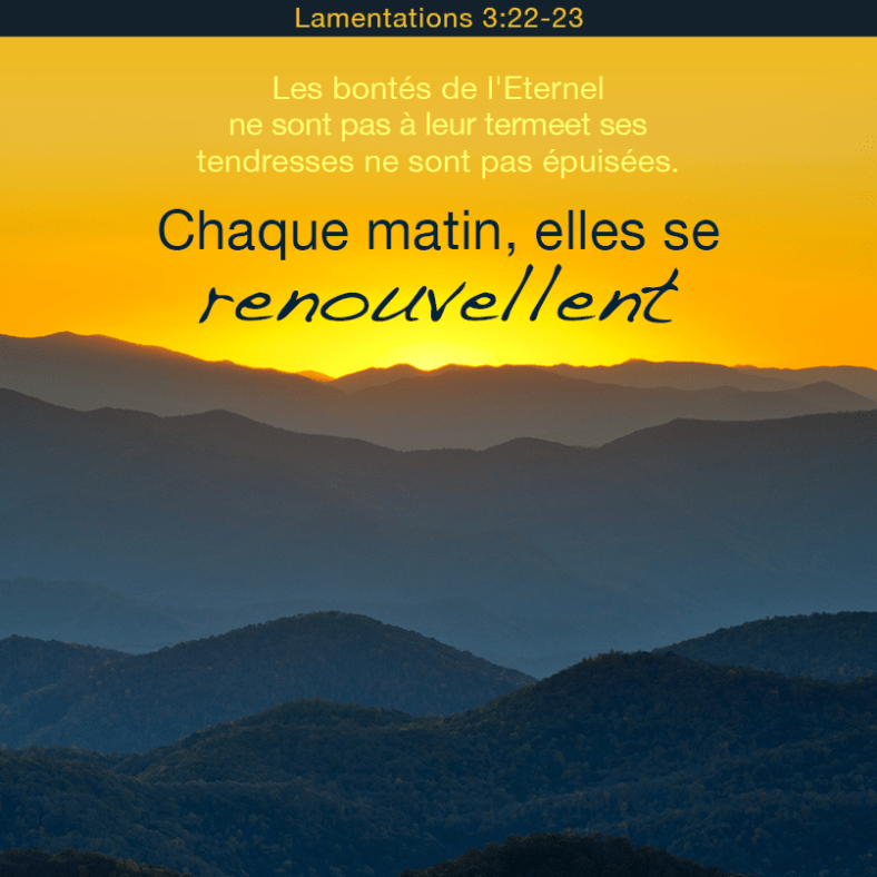 Lamentations 3:22-23