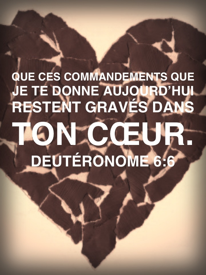 Deutéronome 6:6