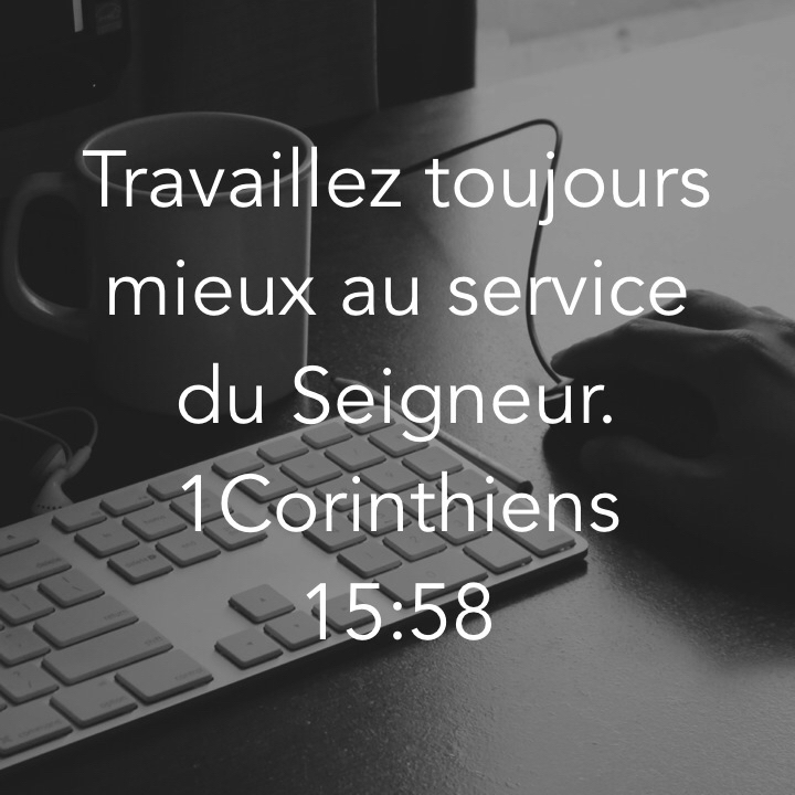 1 Corinthiens 15:58
