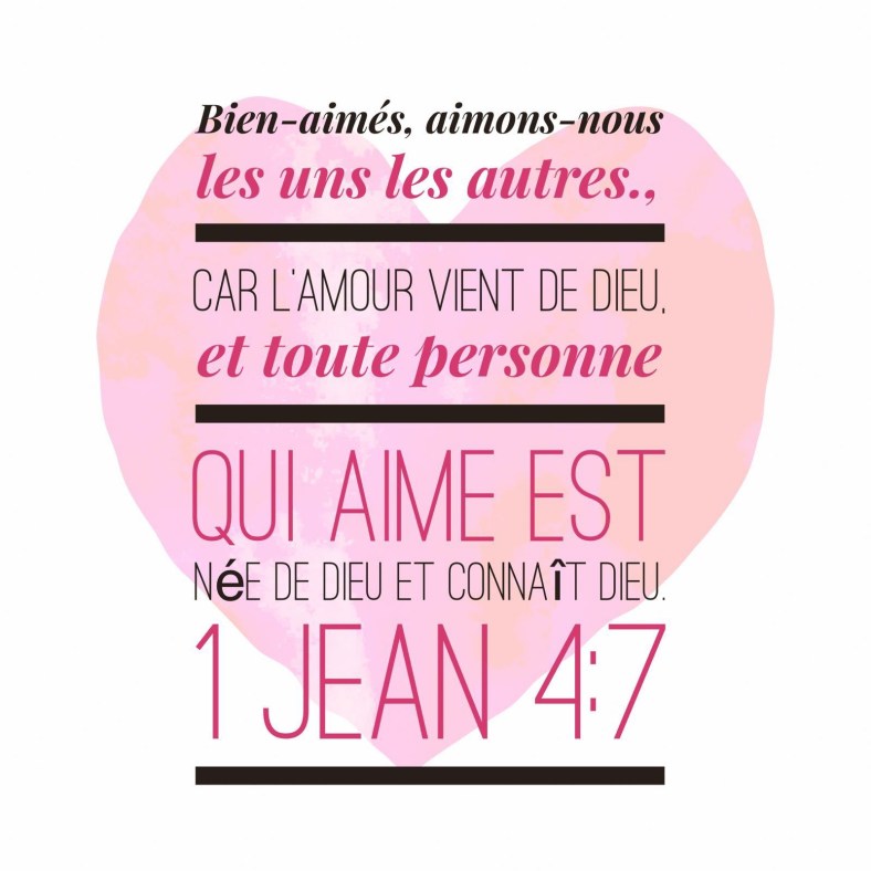 1 Jean 4:7