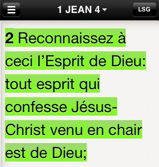 1 Jean 4:2
