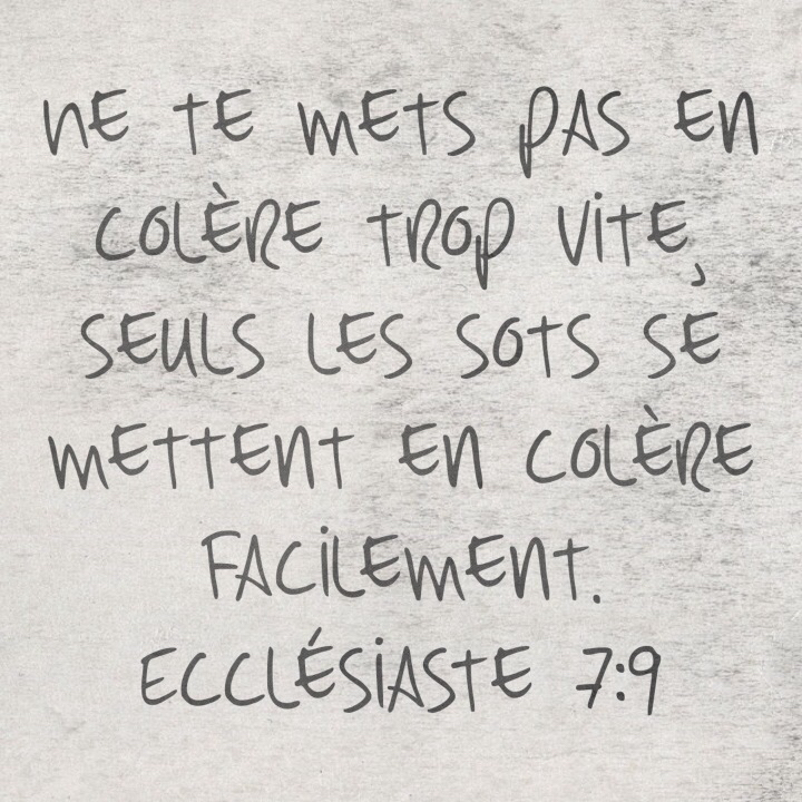 Ecclésiaste 7:9