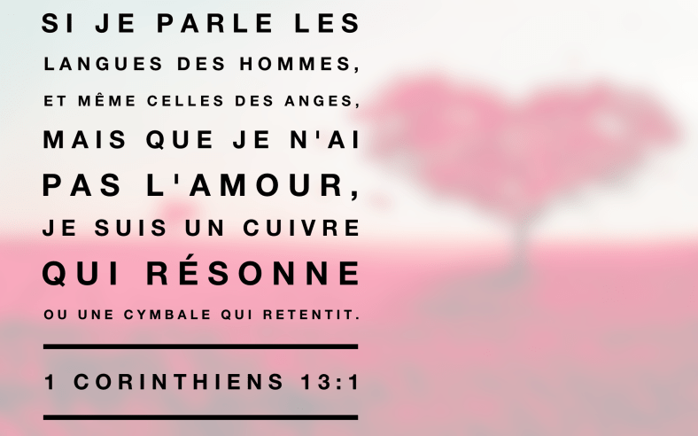 1 Corinthiens 13:1