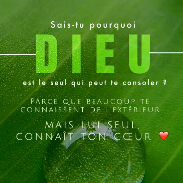 Citation Dieu seul console