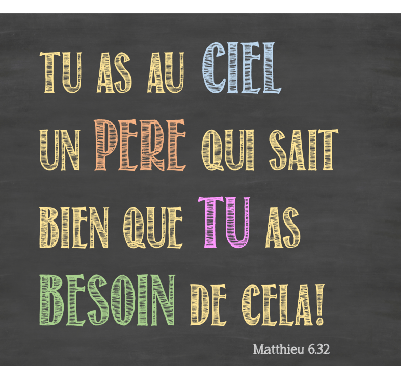 Matthieu 6:32
