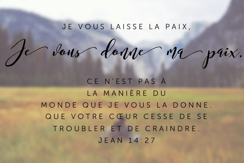 Jean 14:27