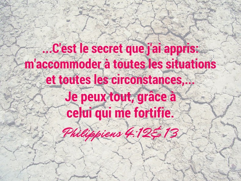 Philippiens 4:12,13