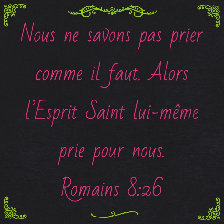 Romains 8:26