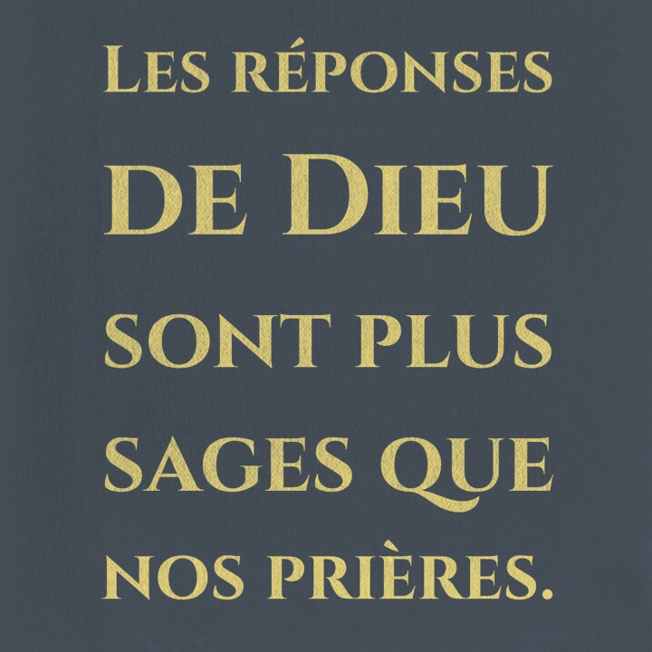 Citation - Les réponses de Dieu