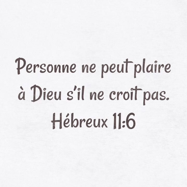 Hébreux 11:6