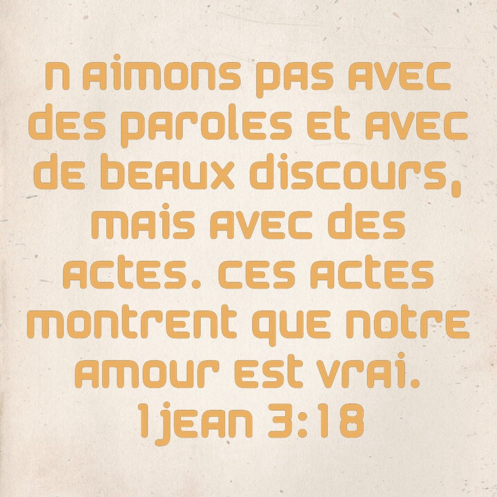 1 Jean 3:18