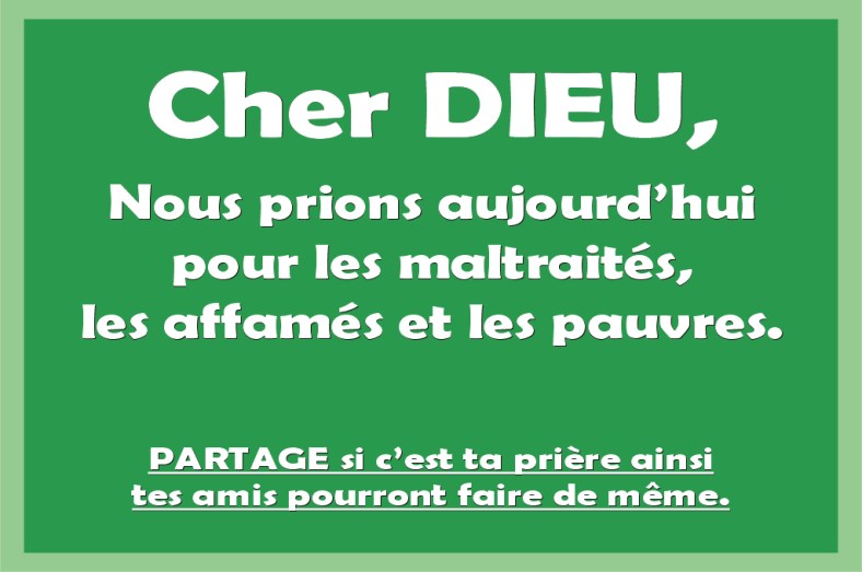 prière, pauvres, affamés, maltraités