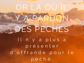 Hébreux 10 - Pardon, liberté