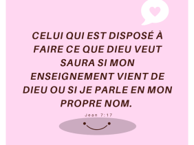 Volonté, Dieu, Jean, laBible