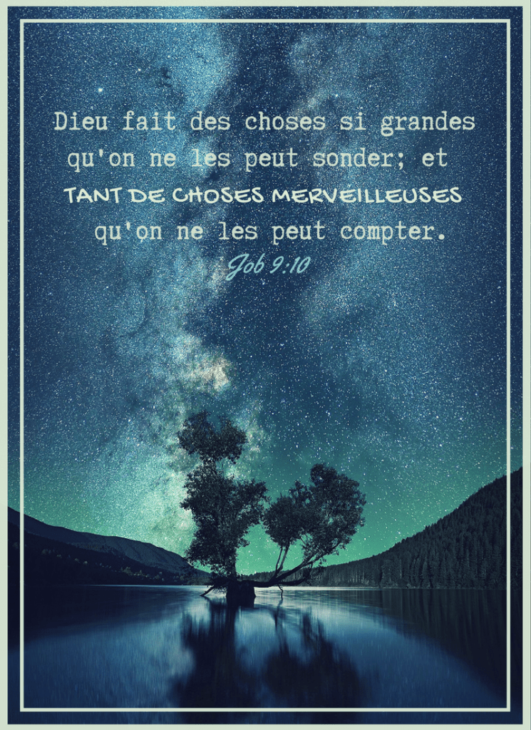 Job9, Dieu, choses, magnifiques, merveilleuses