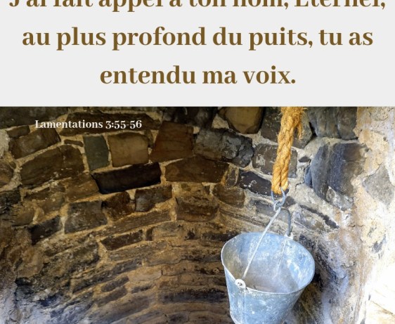 puits, profond, voix