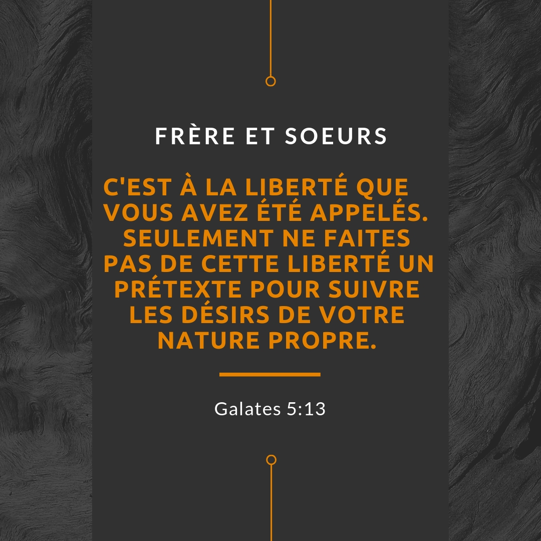 Appelés à la liberté | 1001 versets, image size:1080x1080