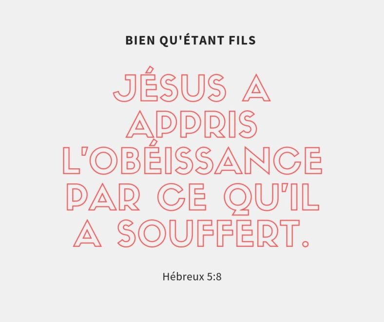 Hébreux 5:8