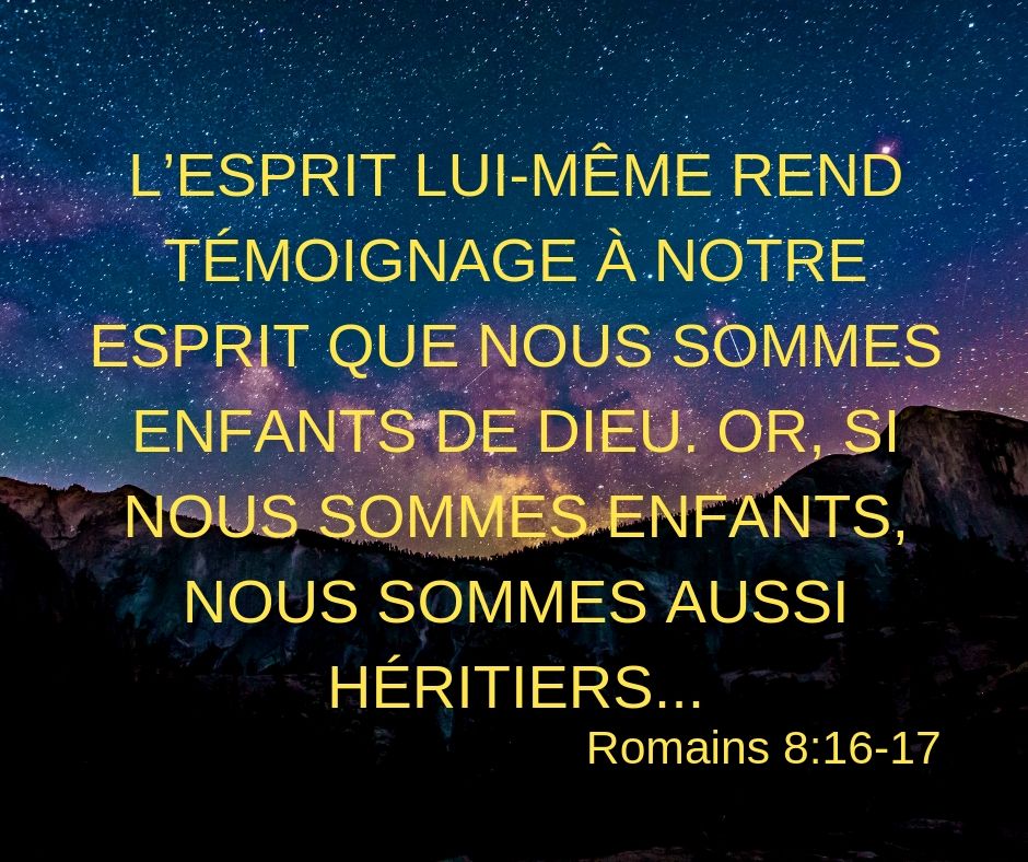 L'Esprit rend témoignage