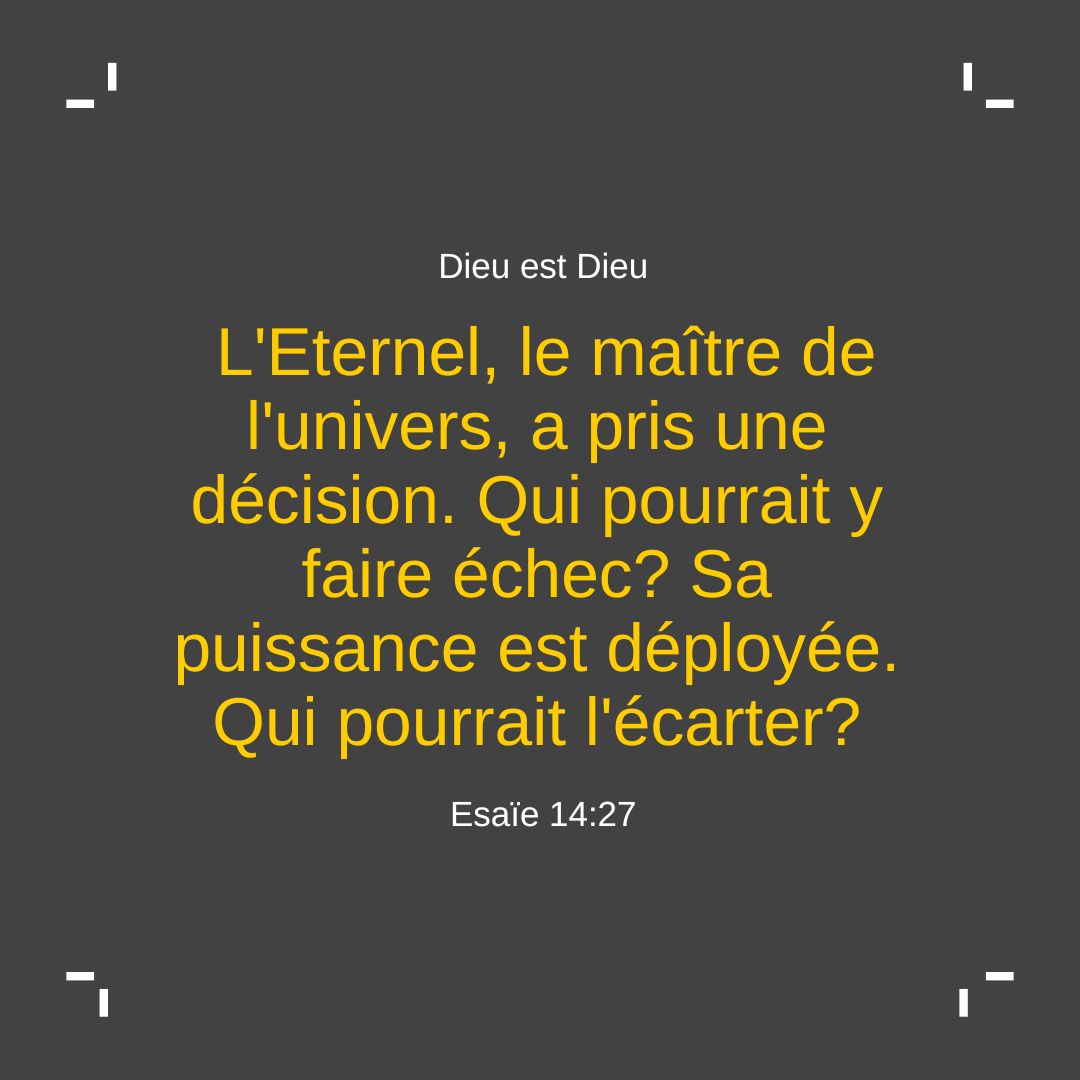 L Eternel Dieu Le Maître De L Univers 1001 Versets